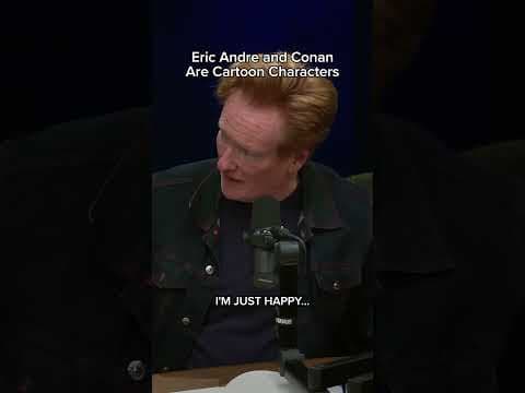 Eric Andre & Conan are cartoon characters. #podcast #comedy