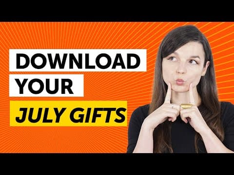 FREE English Gifts of July 2026