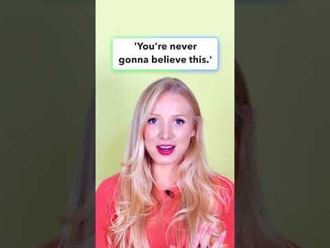 4 sentence starters for natural English!